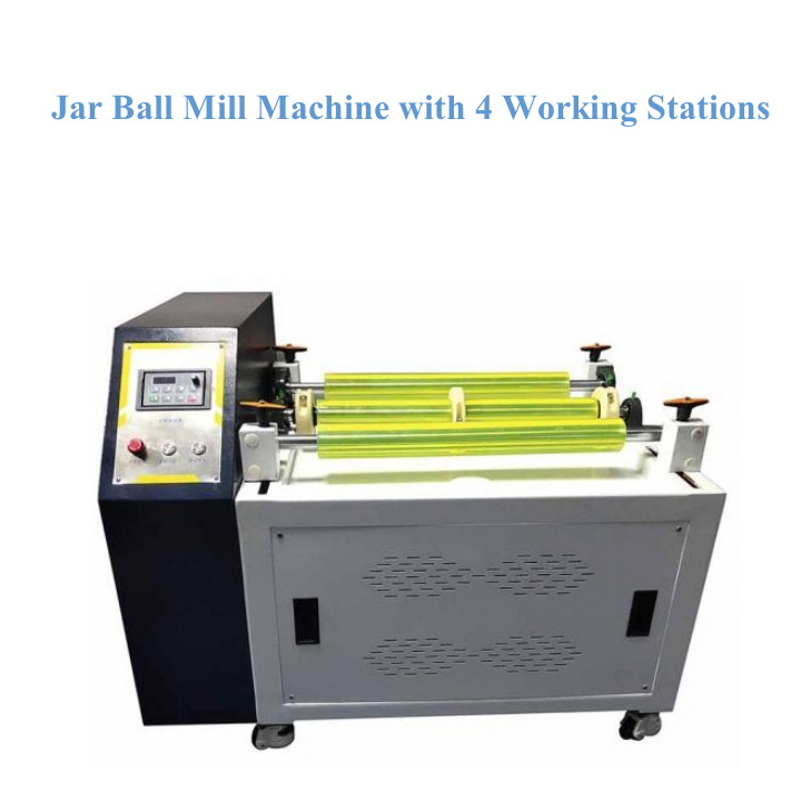 เครื่อง Jar Ball Mill พร้อม 4 สถานีทำงาน